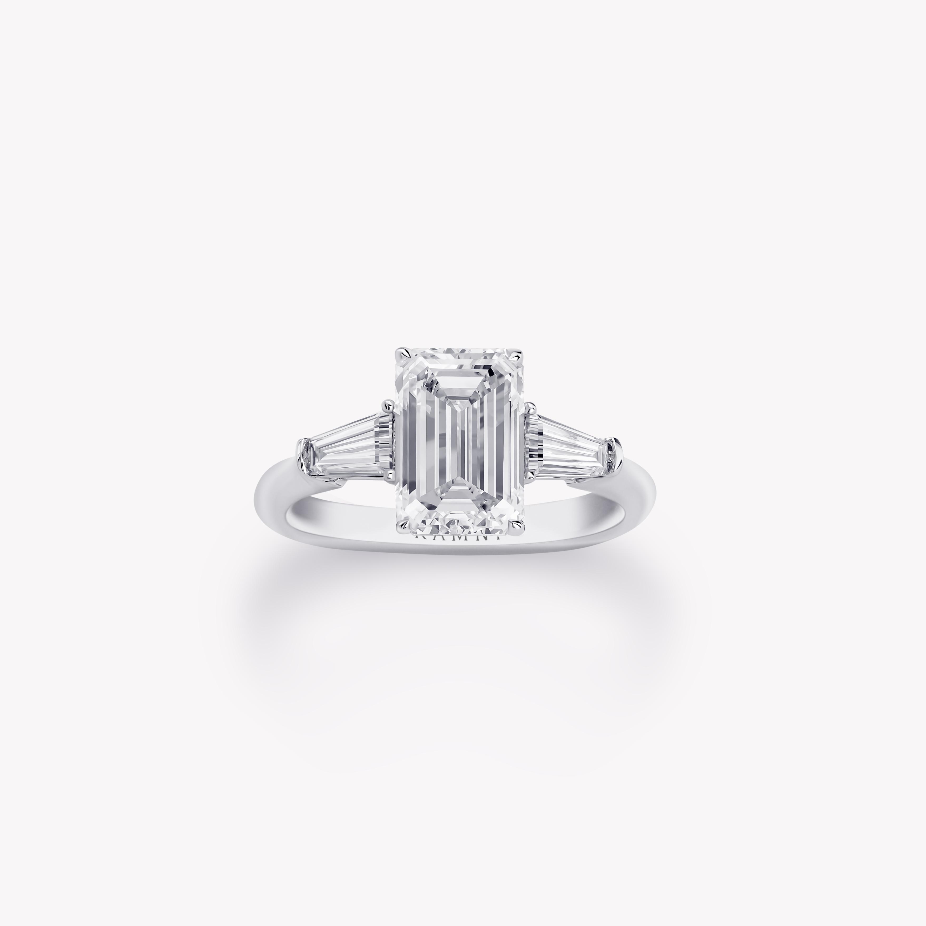 EMERALD CUT DIAMOND RING