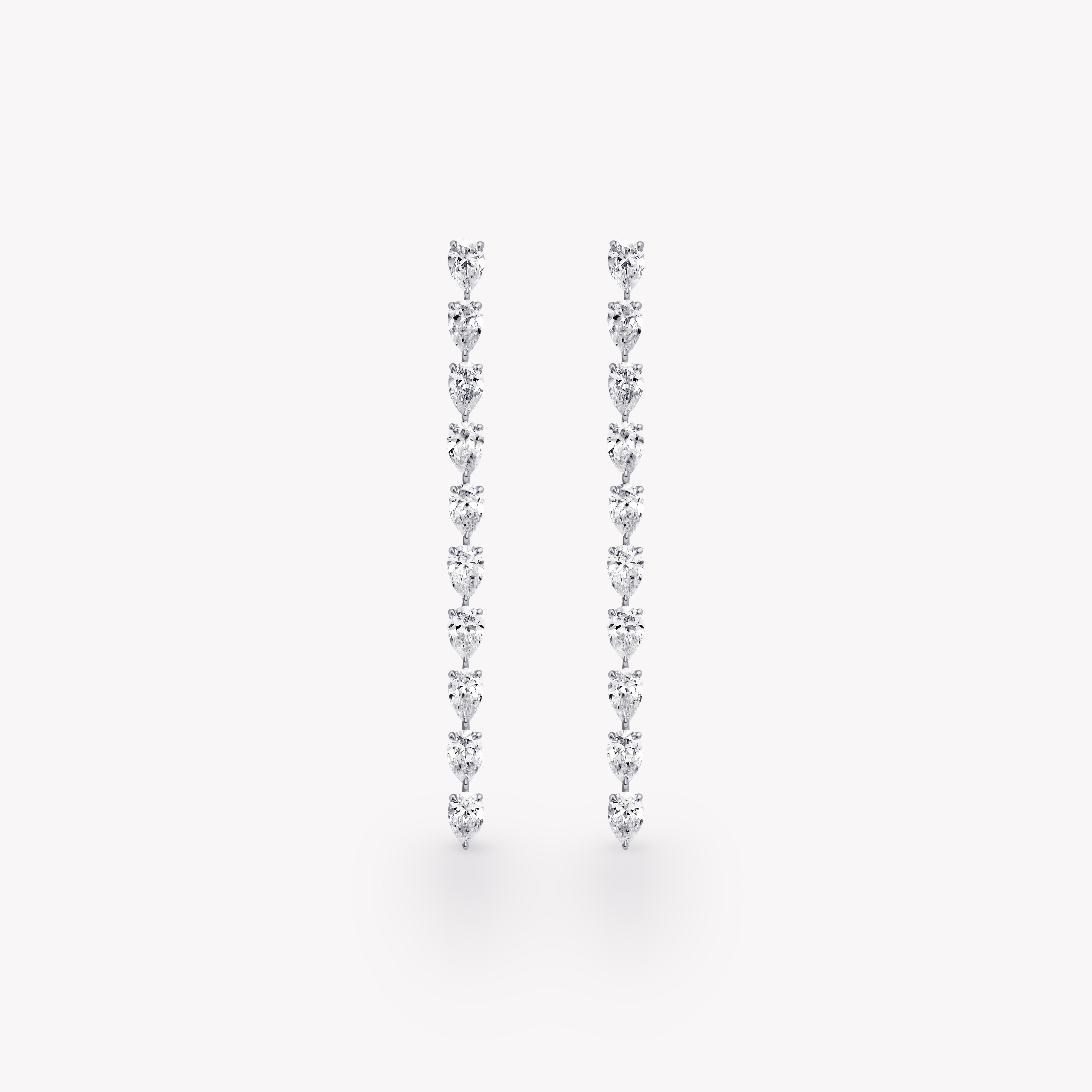 Pear drop earrings 